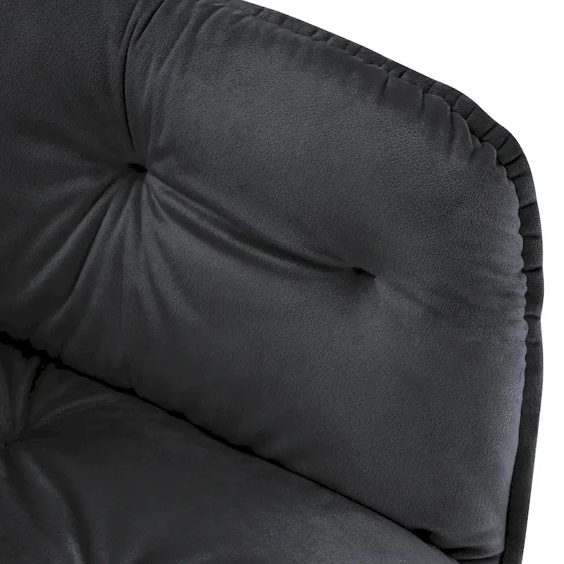 ivinta Tufted Dining Chairs Set of 2, Accent Chair with Solid Gold Plated Legs