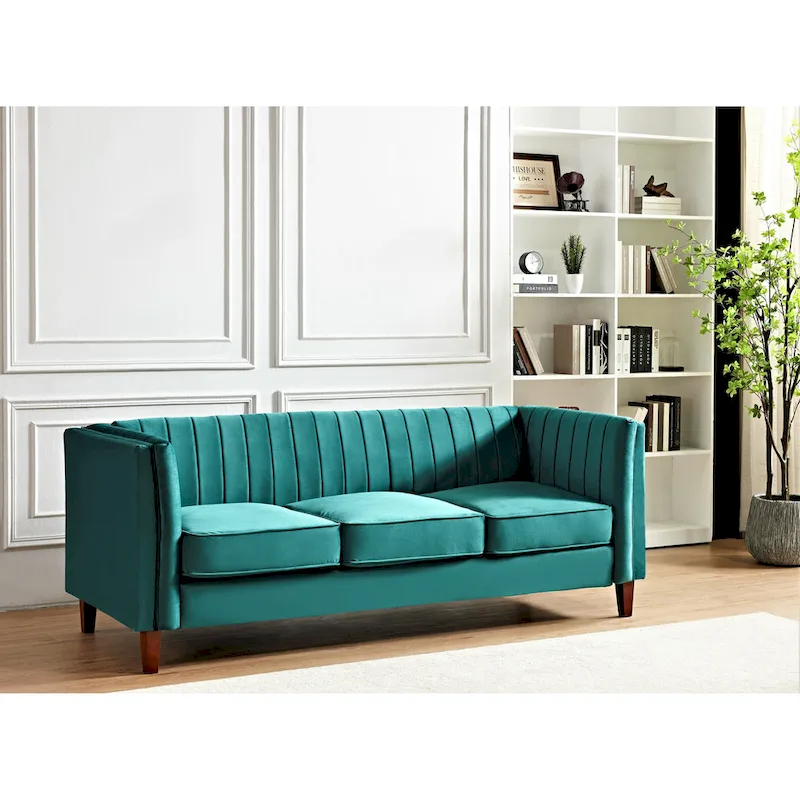 Line Tufted Square Design Sofa