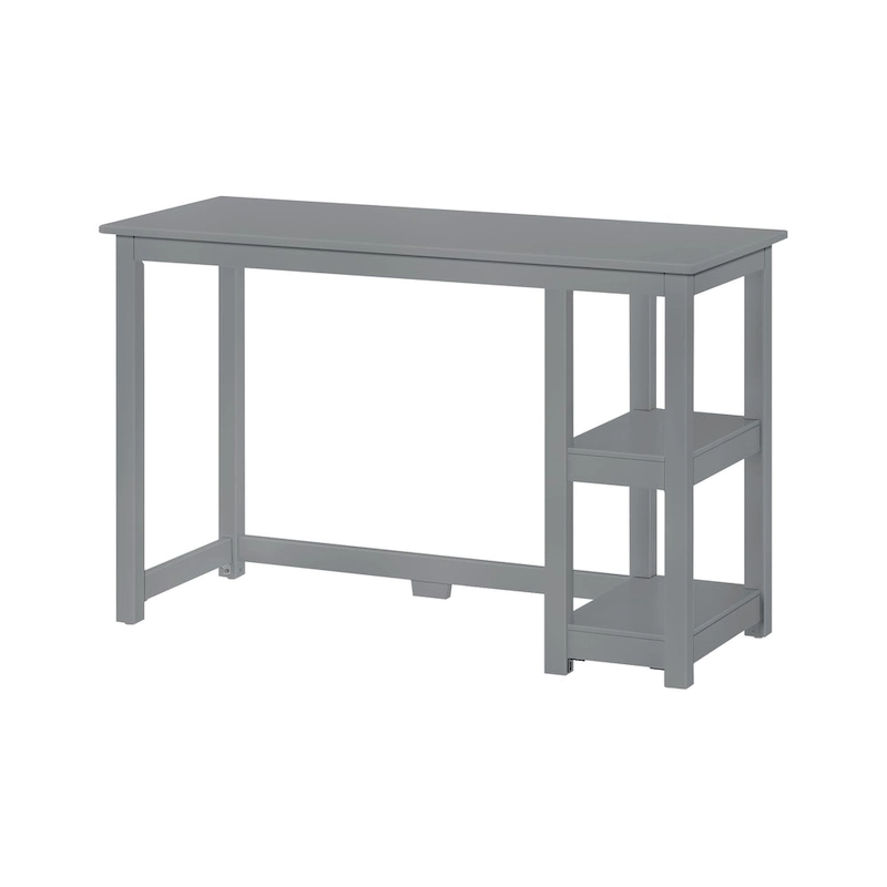 Plank and Beam Desk with Bookshelves