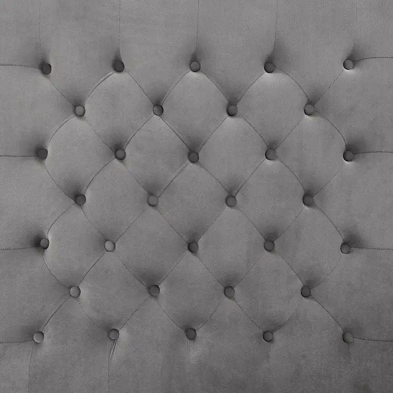 Cairona Tufted Bi-cast leather 34-Inch Shelved Ottoman Table