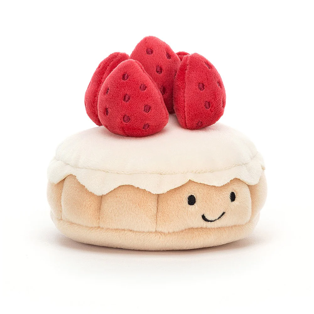 Jellycat Pretty Patisserie Tarte Aux Fraises 9cm