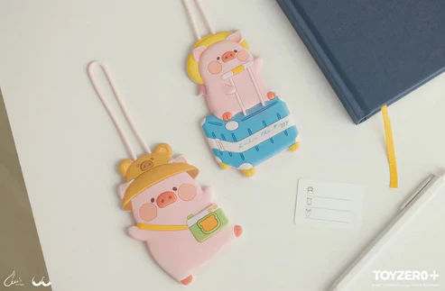 LULU THE PIGGY FIND YOUR WAY - SUITCASE TAG Check In Lu!