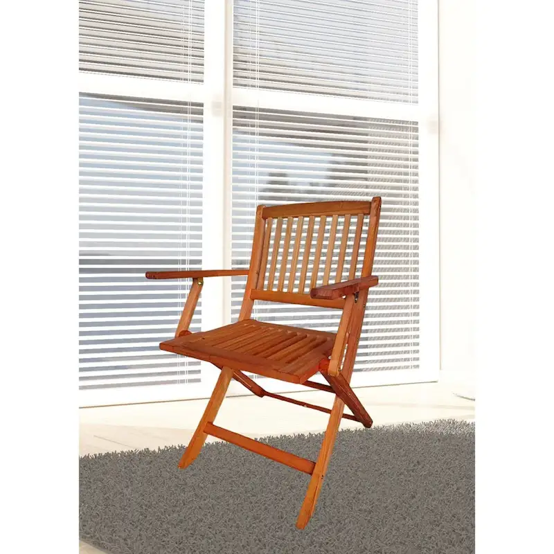 Wood Folding Chair Set of 4