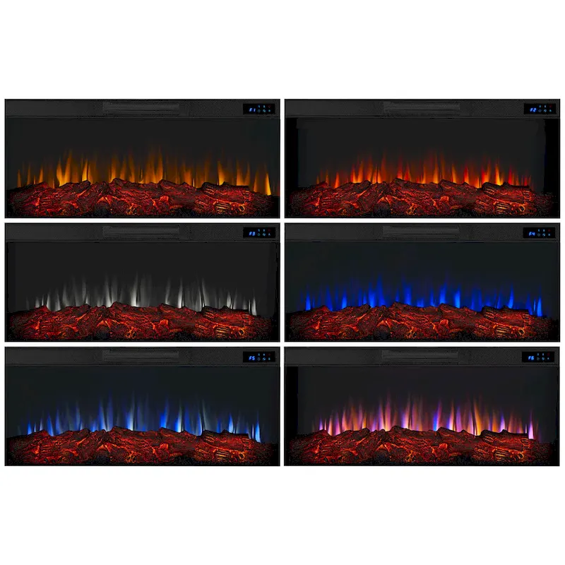 Alcott 75  Landscape Electric Fireplace by Real Flame