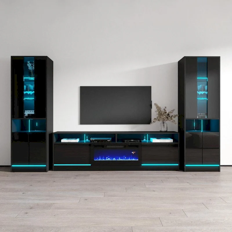 Disparo BL05-BK-BK Entertainment Center
