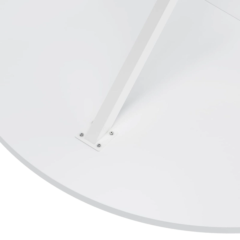 47.24 Modern Cross Leg Round Dining Table