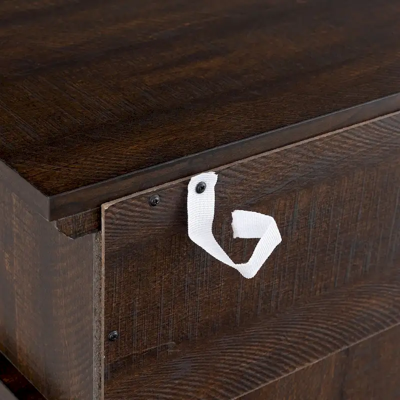 TV stand with electronic fireplace and remote control