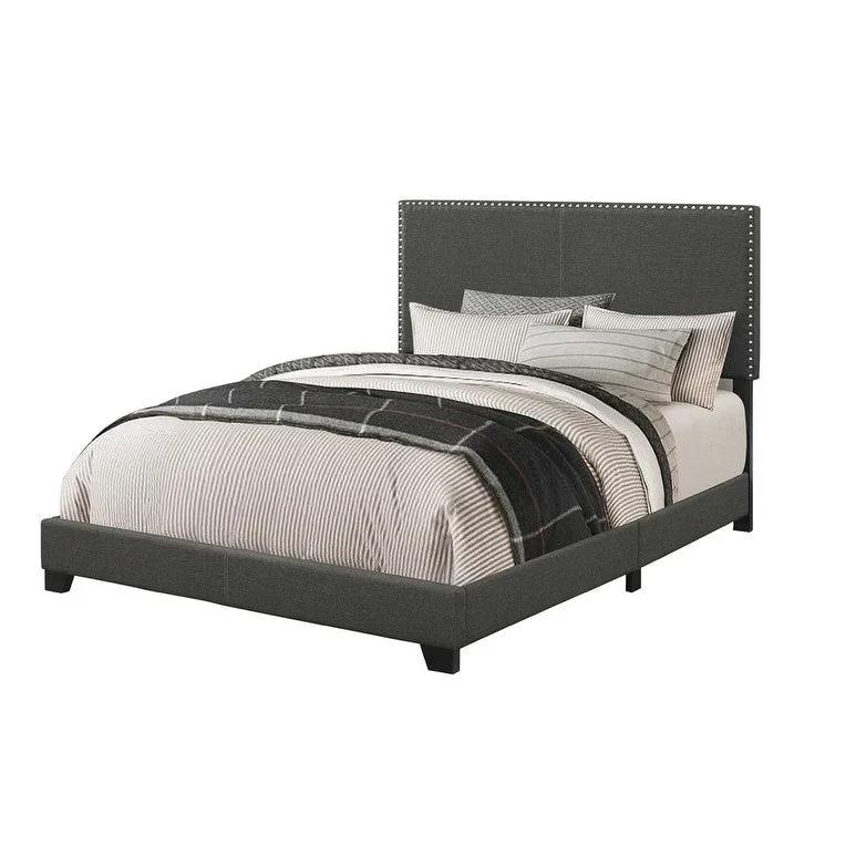 Boyd Transitional Fabric Upholstered Panel Bed