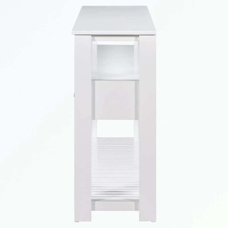 Console Table with 4 Drawers and 2 Shelves