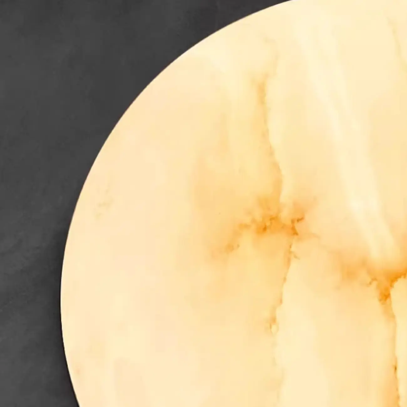 1-Light Gold Stone Square Hanging Pendant Light