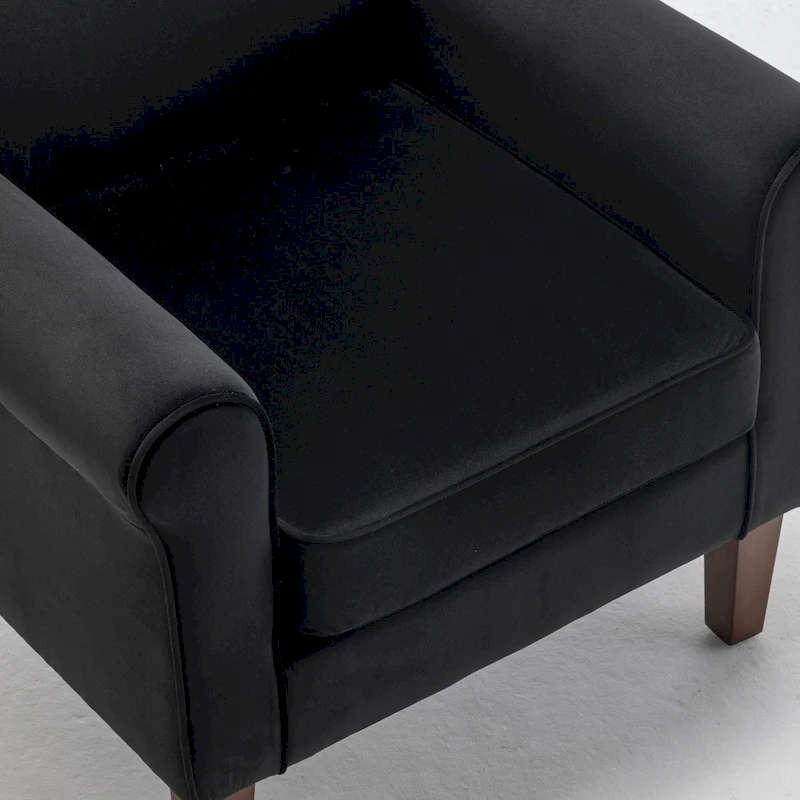 Traditional Rolled Arm Living Room Armchair