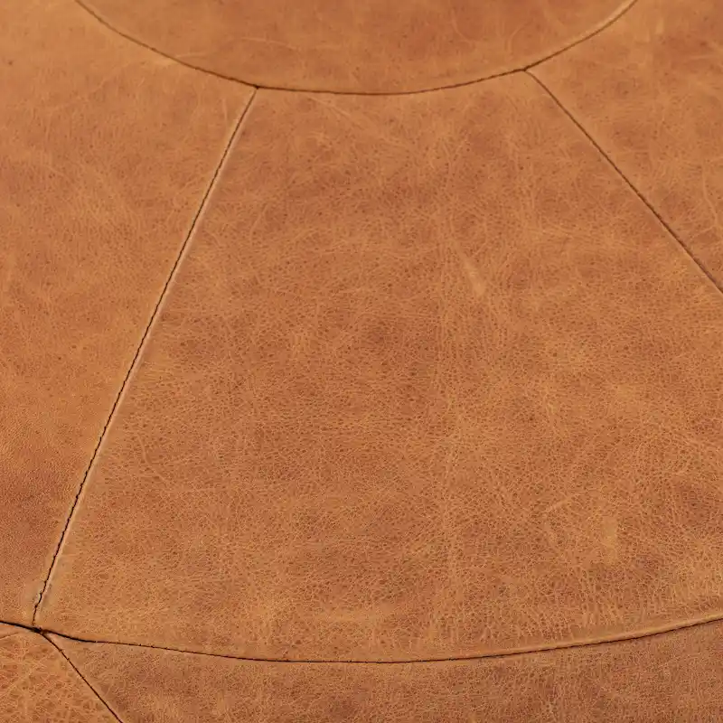 Poly & Bark Gio Ottoman - Full Grain Genuine Italian Leather