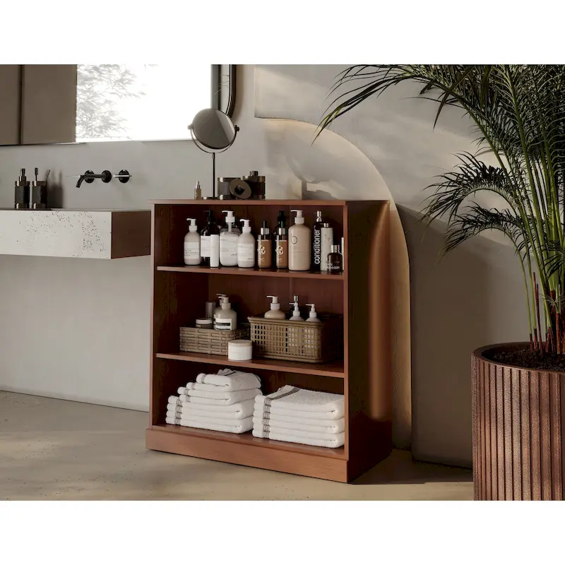 Palace Imports 100% Solid Wood 32 Bathroom Cabinet with Adjustable Shelves