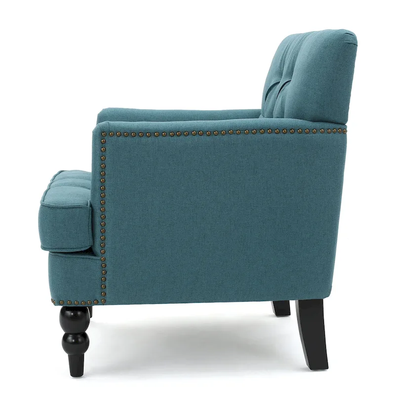 Malone Tufted Back Fabric Club Chair by Christopher Knight Home - 28.00 L x 29.50 W x 33.50 H