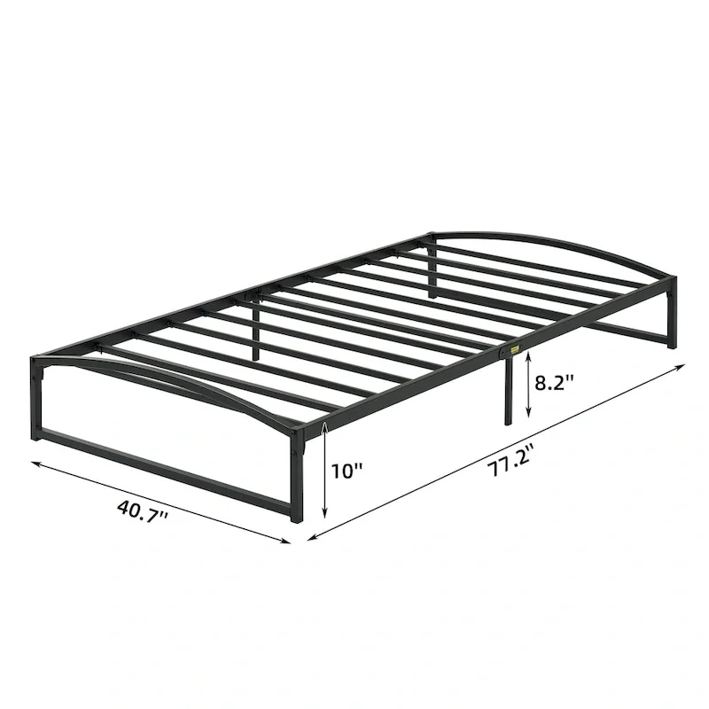 10 Inch Low Profile Platform Bed Frame