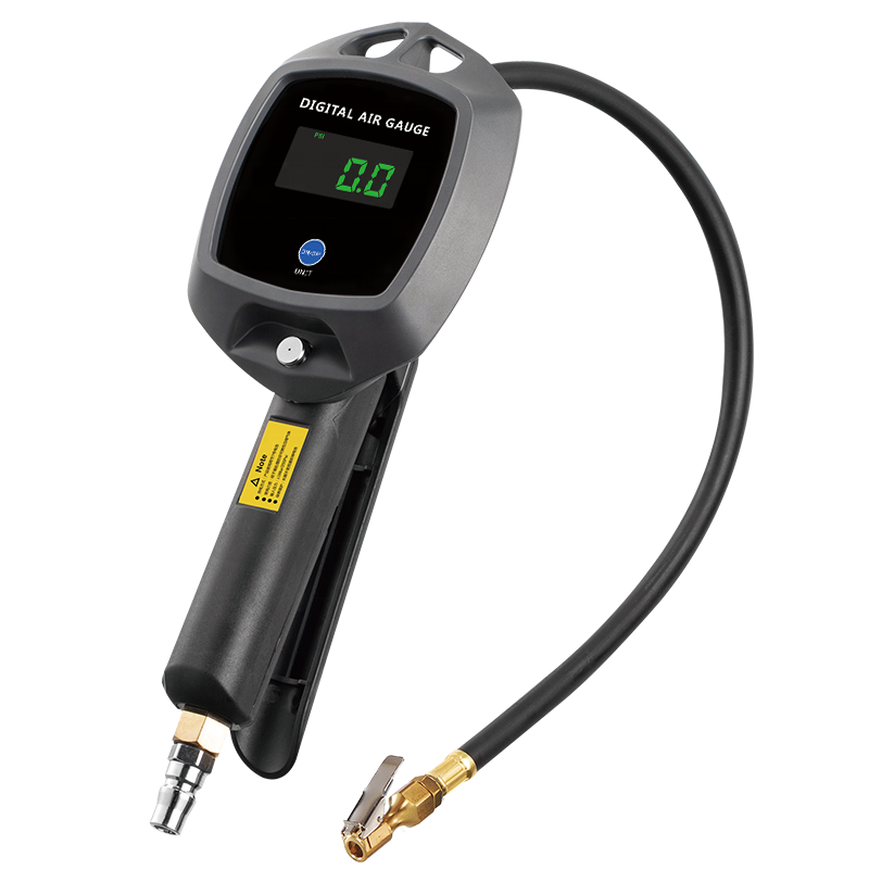 SEAPENG BW-E02 Digital Tire Inflator Gauge with LCD Display & Auto Shut-Off, 5-230 PSI