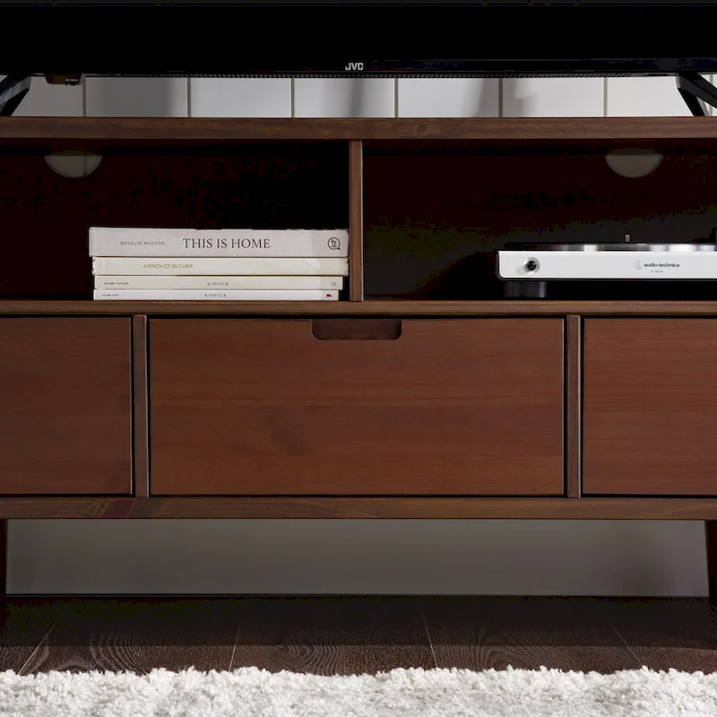 Middlebrook Alby 58-inch Mid-Century Solid Wood TV Stand