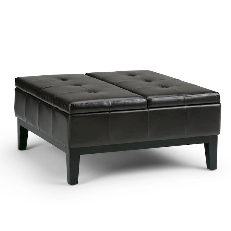 WYNDENHALL Lancaster 36-in. Wide Contemporary Square Table Ottoman
