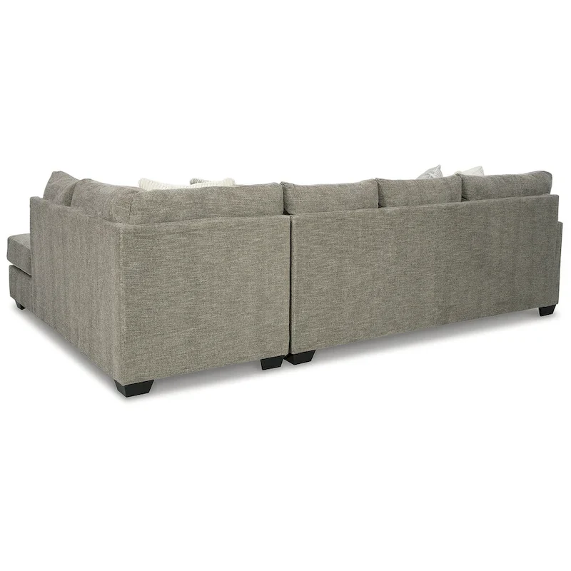 Signature Design by Ashley Creswell Gray 2-Piece Sectional with Chaise - 125W x 87D x 39H