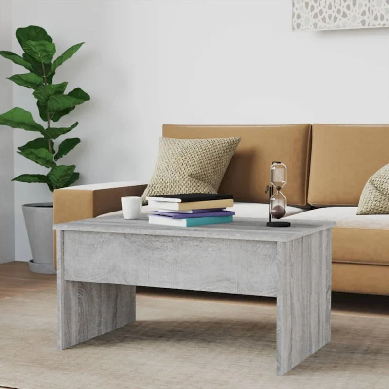 vidaXL Coffee Table Lift Top End Table Accent Side Sofa Table Engineered Wood - 31.5 x 19.9 x 16.3