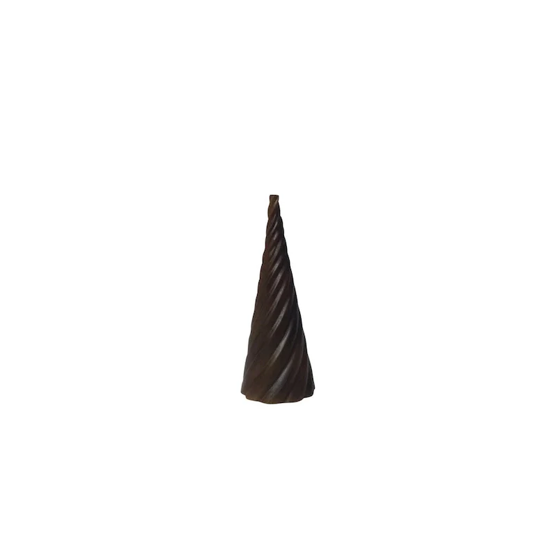 Extra Lg Christmas Tree w/Wavy Pattern Dark Walnut 7 H - Dark Walnut