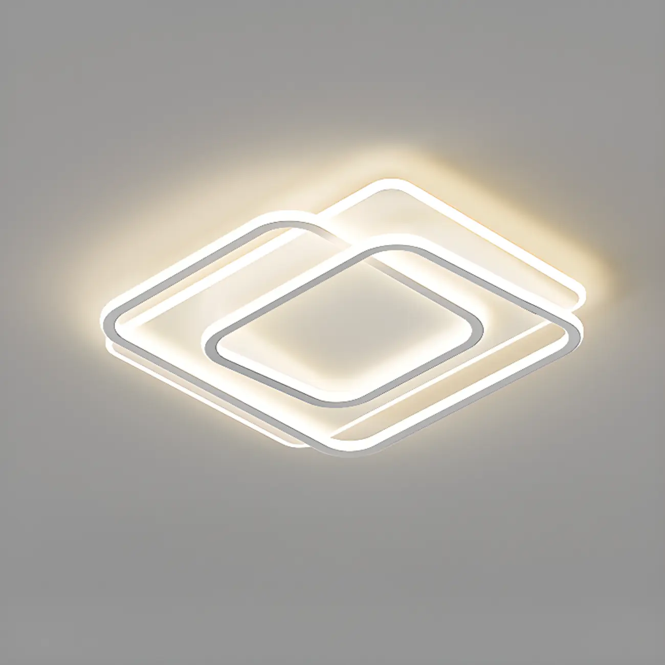 Modern LED Flush Ceiling Light with Third Gear Dimming