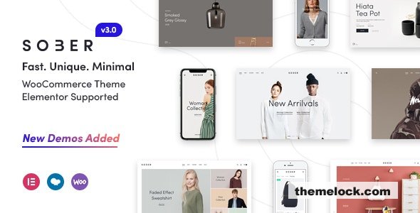 Sober v3.6.3 - WooCommerce WordPress Theme