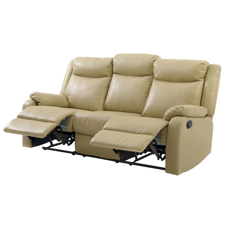 Ward Faux Leather Double Reclining Sofa