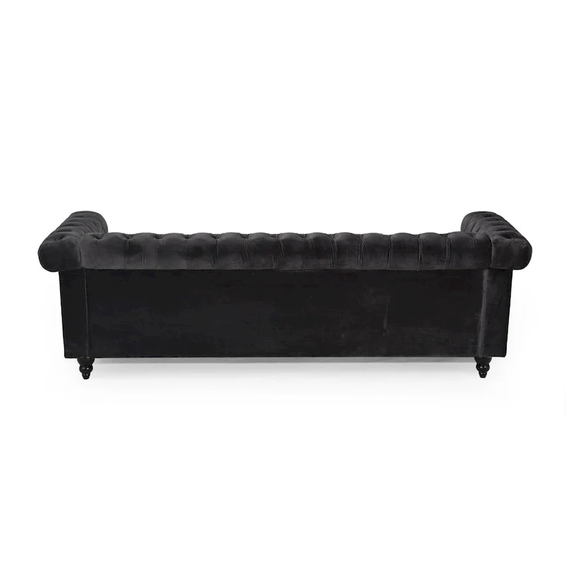 Chesterfield 3-seater Sofa with Button Tufting and Nailheads