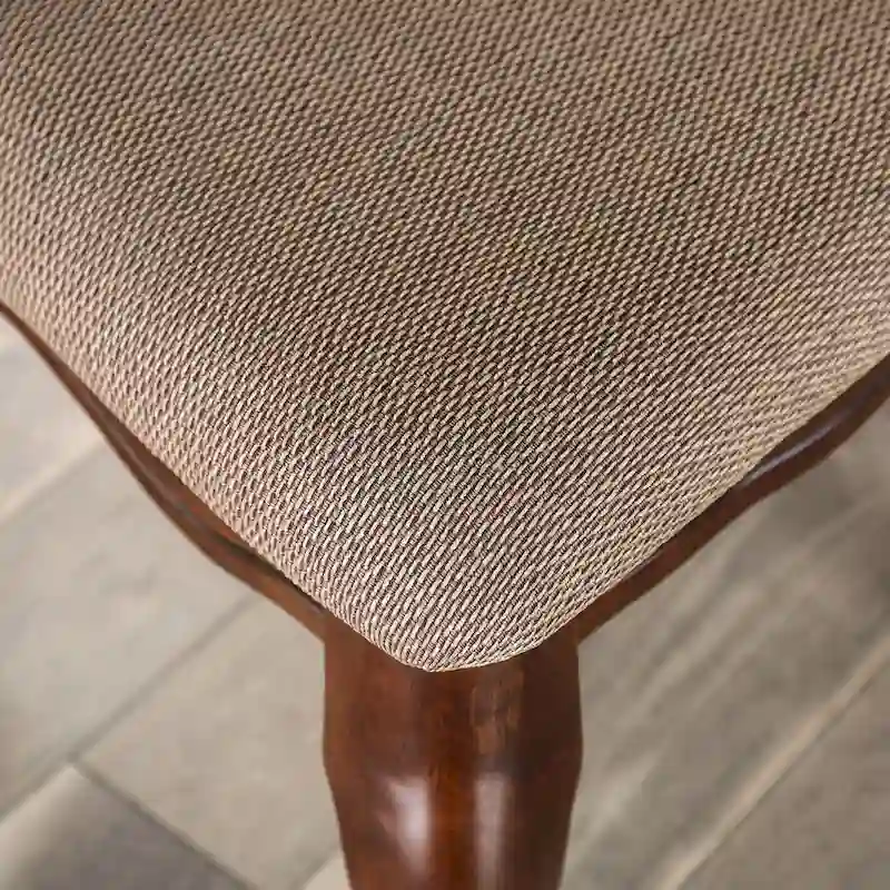 Shak Traditional Brown Wood 7-Piece Dining Set with Leaf by Furniture of America