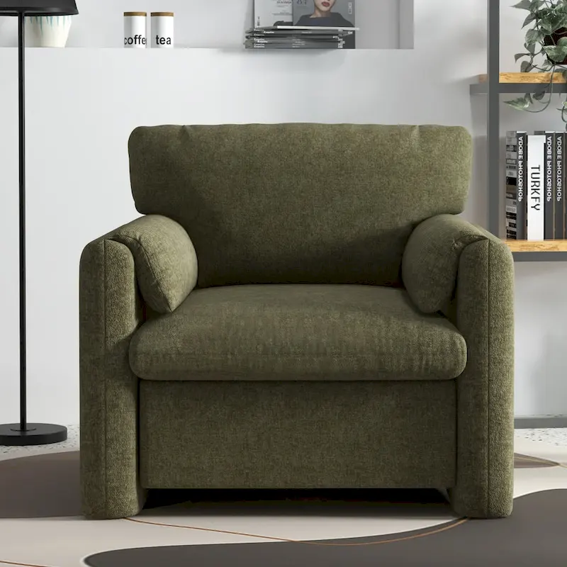 Upholstered Accent Chair Armchair Single Sofa