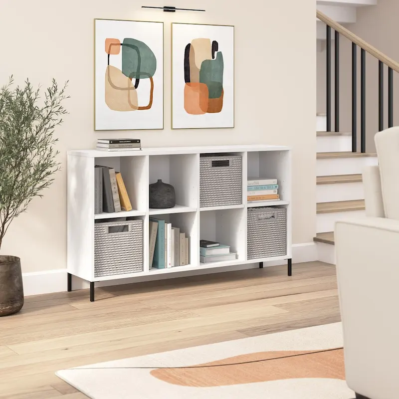 Essence 8 Cube Storage Organizer - White