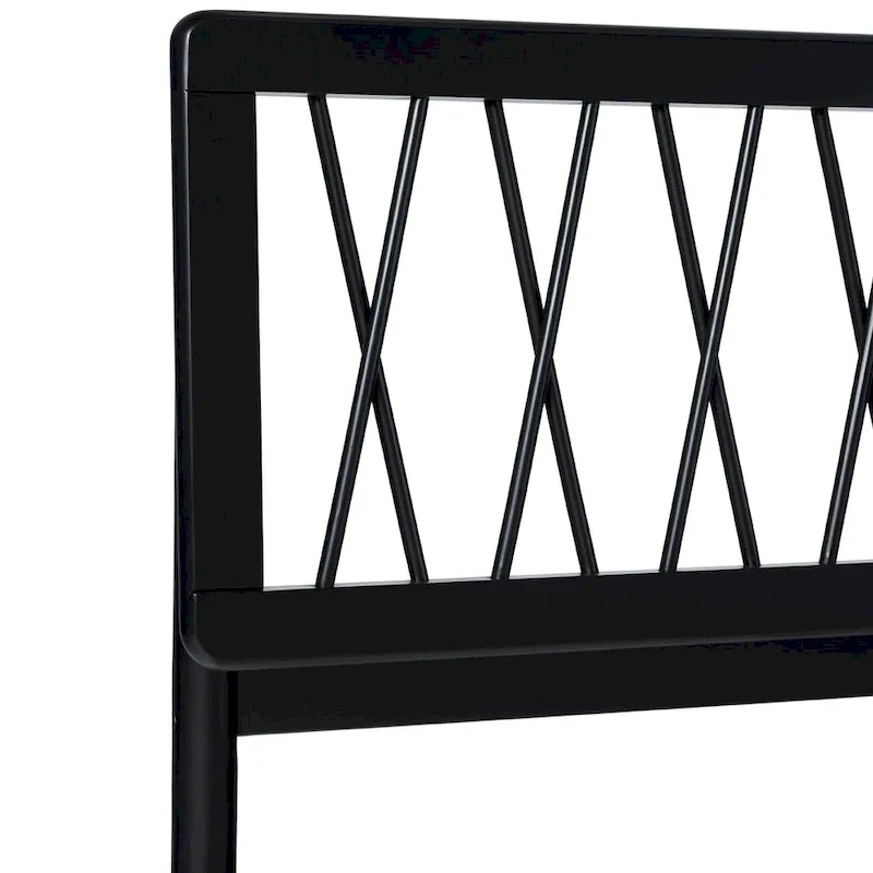 X Spindle Solid Wood Full Bed