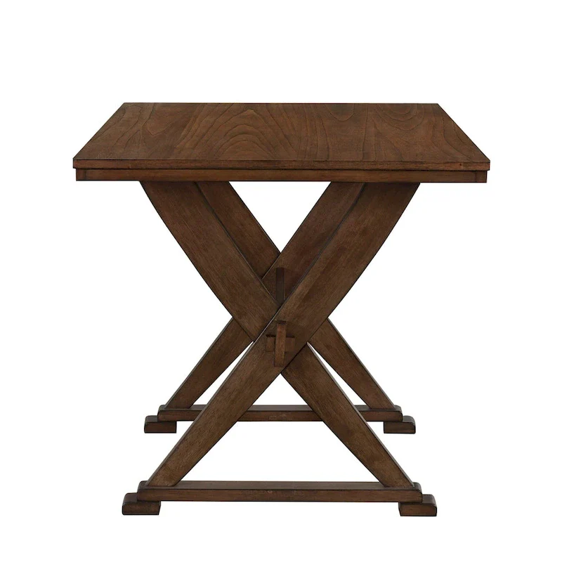 Mid-Century Wood 5-Piece Dining Table Set