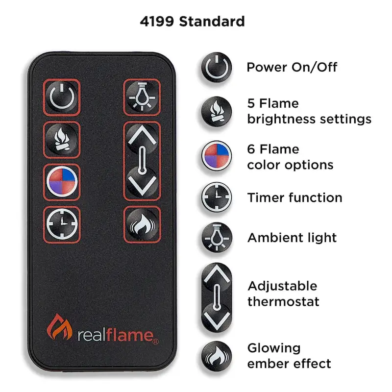 Calie 67 Electric TV Stand Fireplace in White by Real Flame