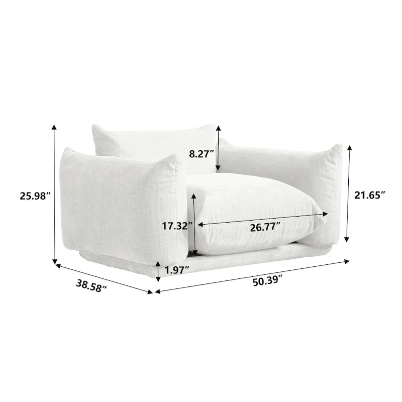 Modular Upholstered Sectional Sofas Chenille Fabric Lounge Counches