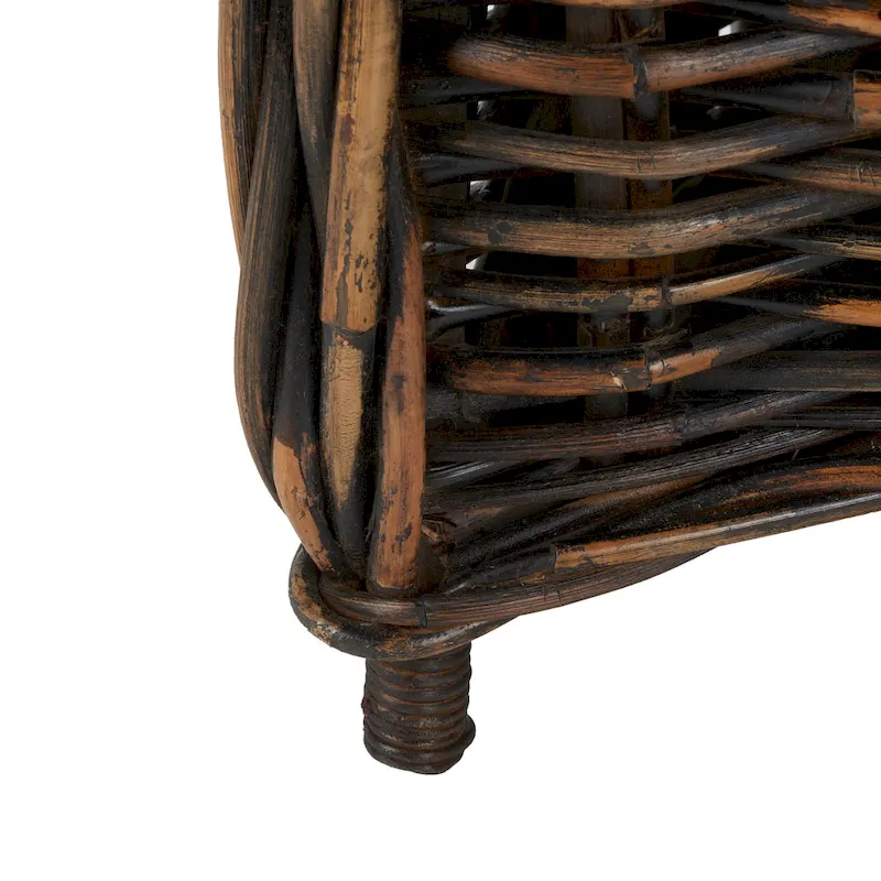 SAFAVIEH Styliani Natural Rattan Club Chair - 27.5 x 27.5 x 35.5 - 28Wx28Dx36H