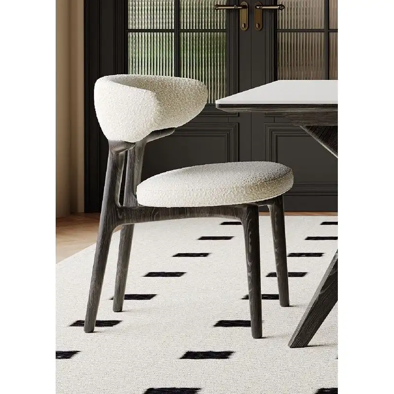 Clotilde Teddy Fabric Chair