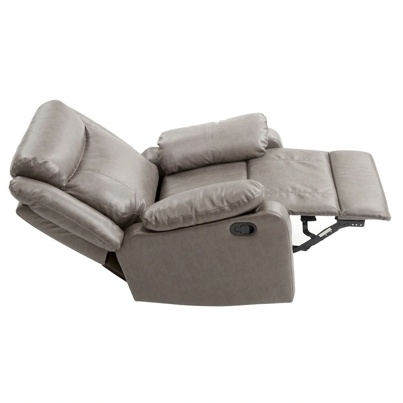 Copper Grove Zug Faux Leather Rocking Recliner