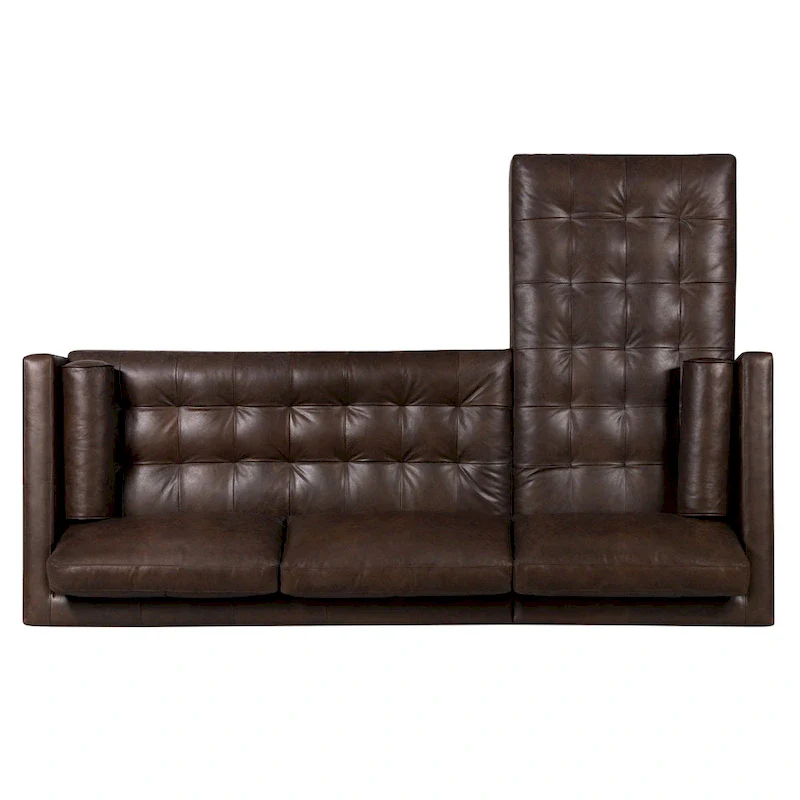 Poly & Bark Napa 104.5  Left Sectional Sofa - Full Grain Genuine Italian Leather