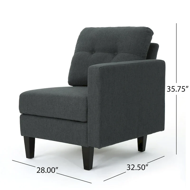 Emmie Mid-century Modern 5-piece Sectional Sofa Set by Christopher Knight Home