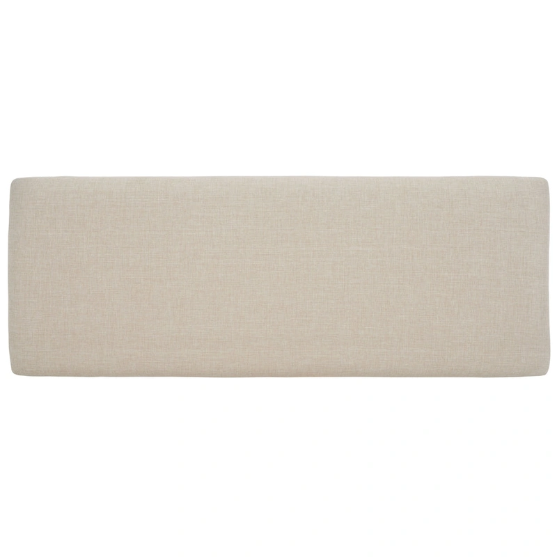 SAFAVIEH Yael Open Shelf Bench with Cushion - 42  W x 15  D x 18  H - 42Wx15Dx18H