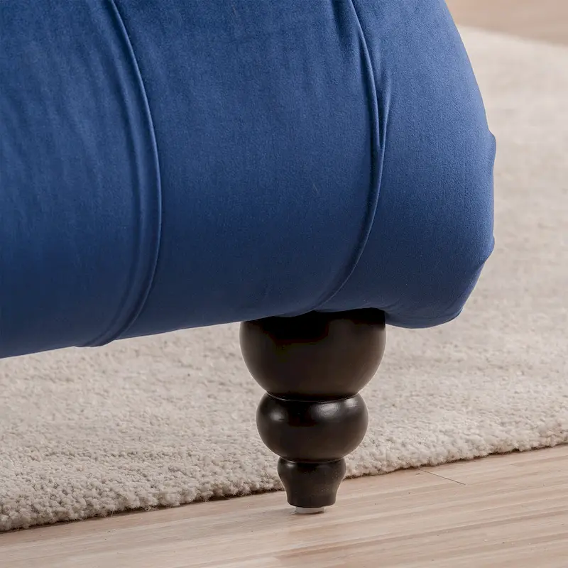 Tufted Chaise Lounge - 62.80 x 27.17 x 32.87