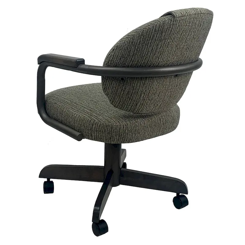 Swivel Tilt Kitchen Caster Chair with Wheels M-79 - 18 inch Seat