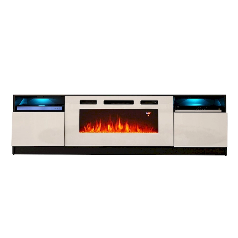 Strick & Bolton Amsden Electric Fireplace TV Stand