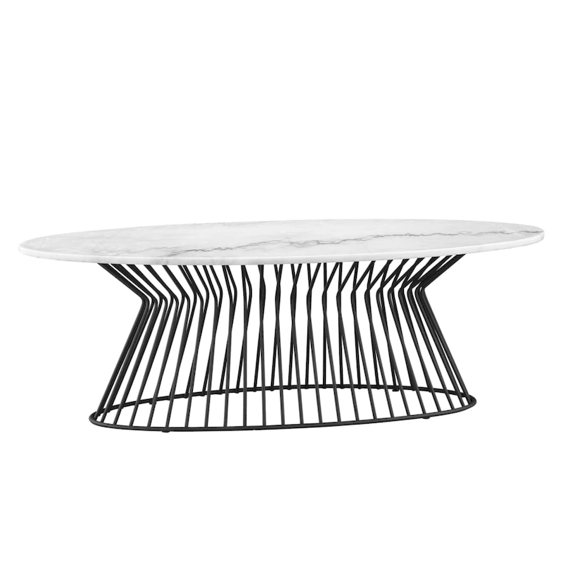 Madison Park Keaton Black/White Coffee Table