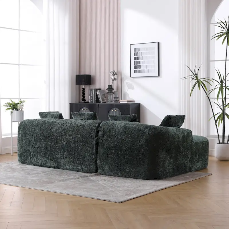 L-Shaped Sectional Sofa (3-Seater)