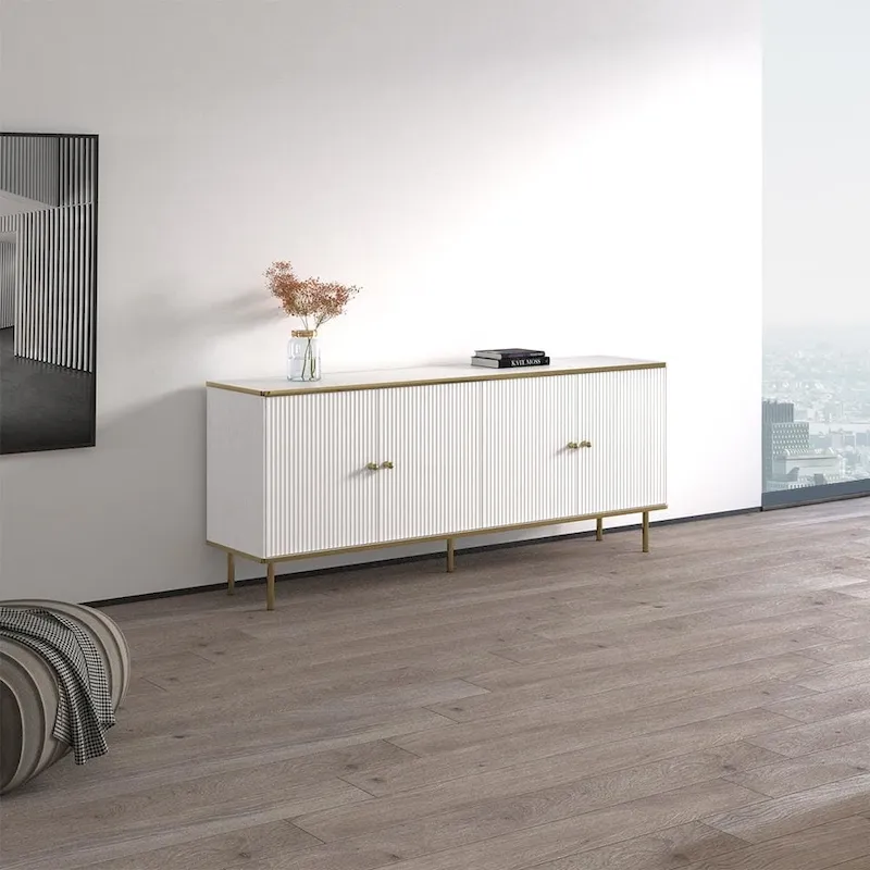 Matte 4-Door Sideboard 72