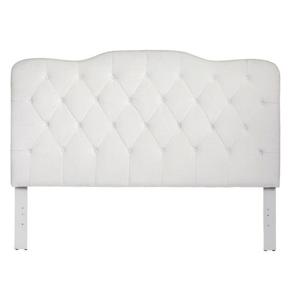 Simple Living Tessa Traditional Upholstered Button Tufted Queen Headboard