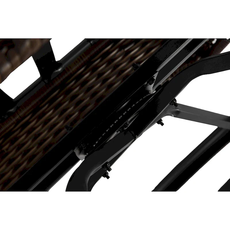 3 Pieces Outdoor Swivel Rocker Patio Chairs